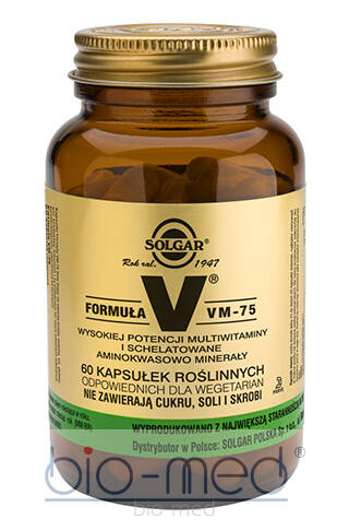 Solgar Formuła VM-75 - K-wysokiej potencji 60 kps