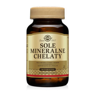 Solgar Sole mineralne 100% Chelaty - Minerały