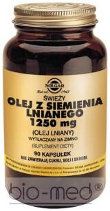 Solgar Olej z Siemienia Lnianego 1250 mg
