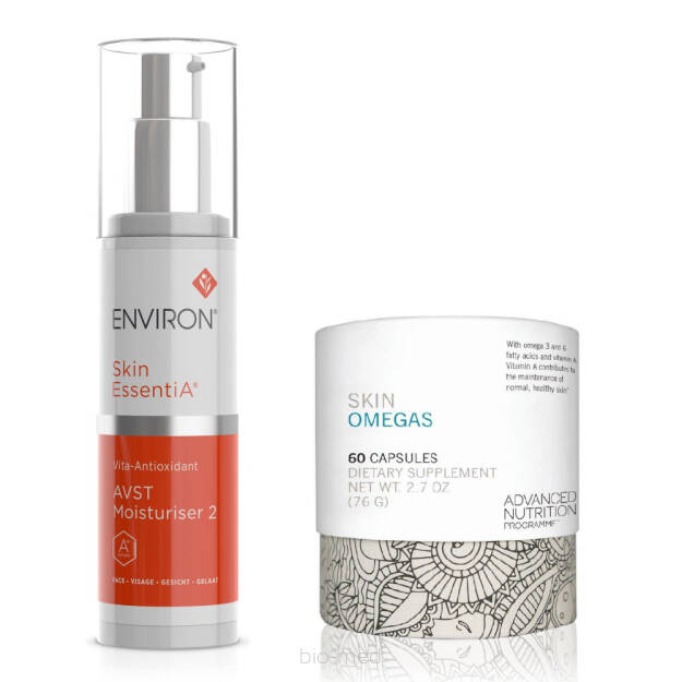 Environ ZESTAW Skin EssentiA AVST 2 + Suplement Skin Vit A+