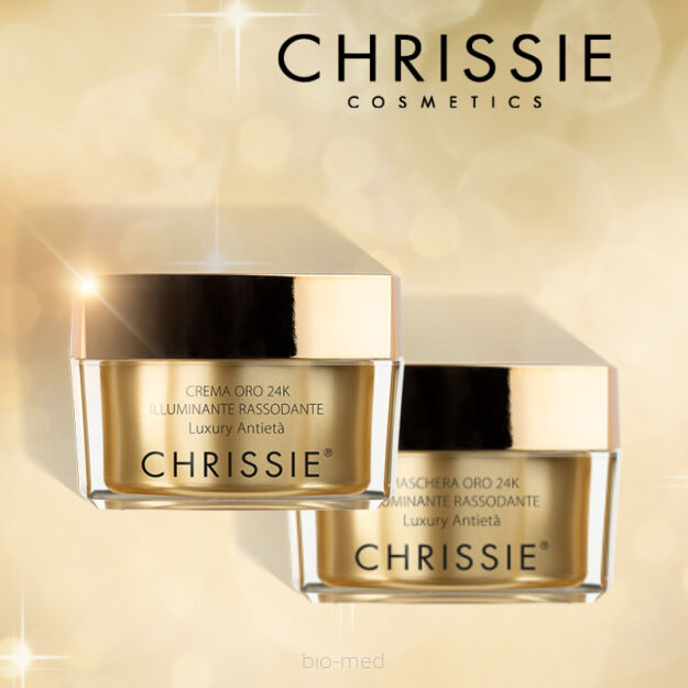 Chrissie Cosmetics ZESTAW z 24K złotem; Krem + Maska