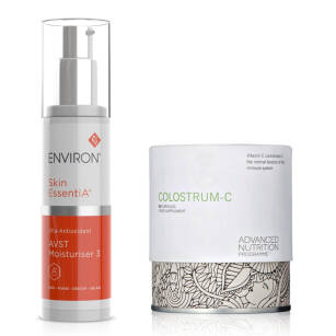Environ ZESTAW Skin EssentiA AVST 3 + Suplement Skin Colostrum-C