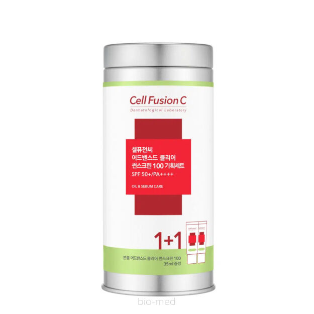 Cell Fusion C Advanced Clear Sunscreen 100 SPF50+/PA++++  PUSZKA 2x35ml