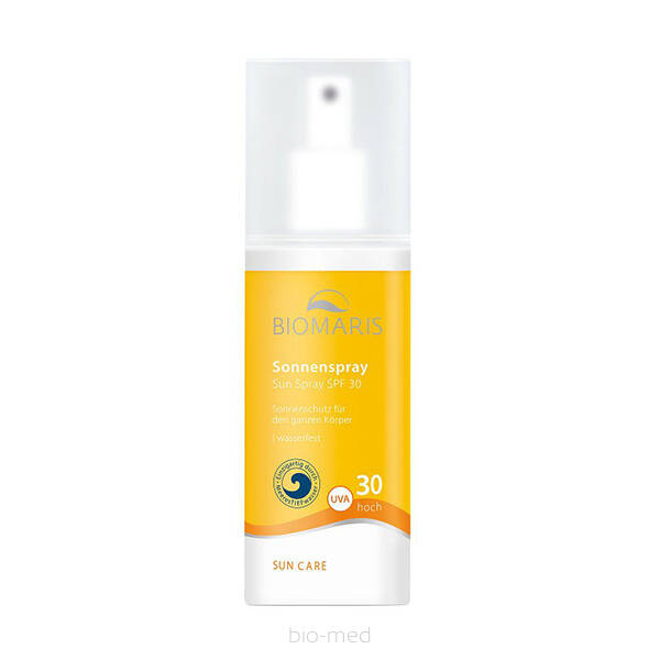 Biomaris Sun Spray SPF 30 Olejek do ciała w sprayu z tarczą przeciwsłoneczną SUN'ALG