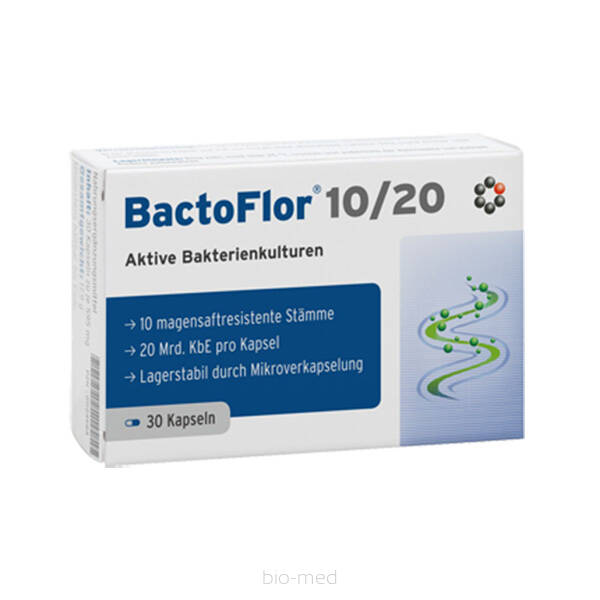 BactoFlor Intercell 10/20 - 30 kapsułek