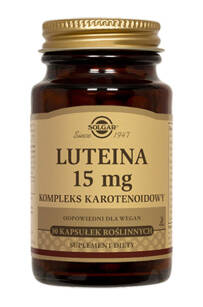 Solgar LUTEINA 15 mg kompleks karotenoidowy