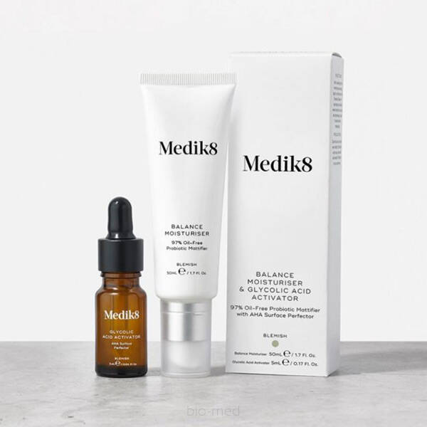 Medik8 Balance Moisturiser with Glycolic Acid Activator