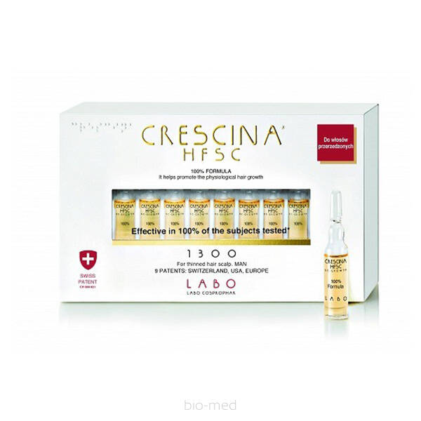 CRESCINA Hfsc 100% Re-Growth 1300 for Man- 10 amp.