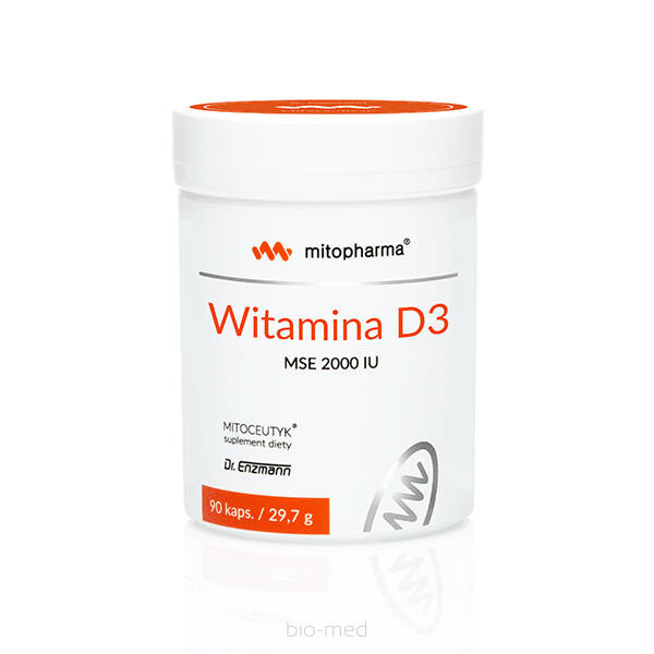 Witamina D3 2000IU MSE dr Enzmann 90 tab.