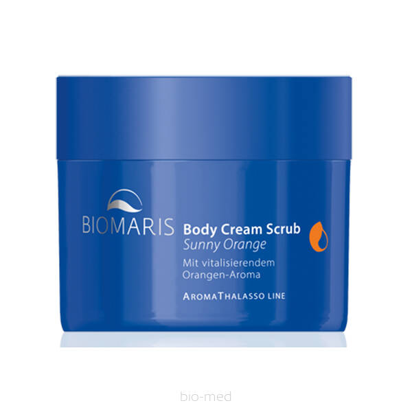 Biomaris Body cream scrub Sunny Orange Kremowy peeling do ciała 