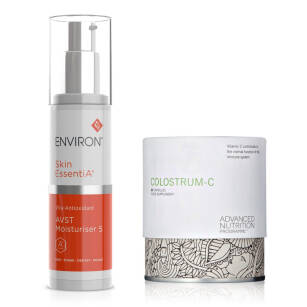 Environ ZESTAW Skin EssentiA AVST 5 + Suplement Skin Colostrum-C