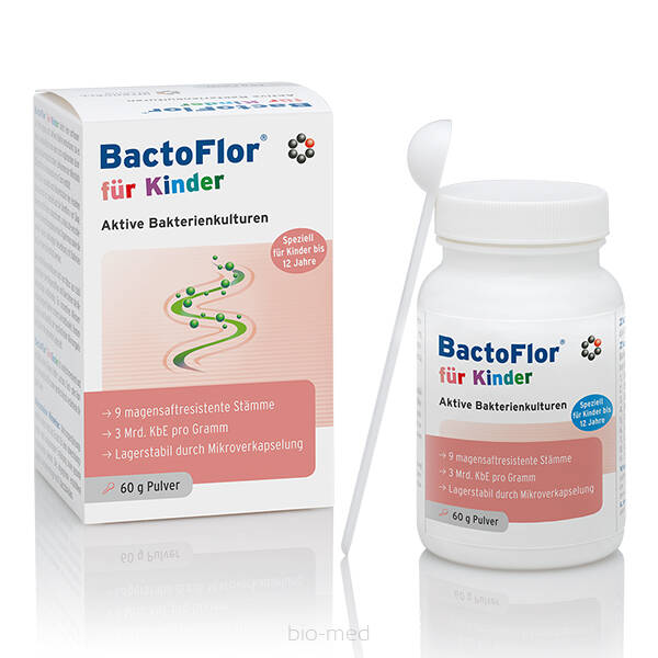 BactoFlor dla dzieci Intercell 60g żywe kultury bakterii