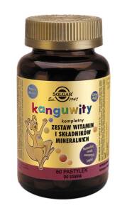 Solgar Kanguwity Witaminy i minerały dla dzieci - smak jagody