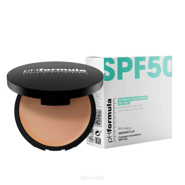 pHformula Compact Foundation MEDIUM PLUS - Podkład w Kompakcie z Filtrem SPF50