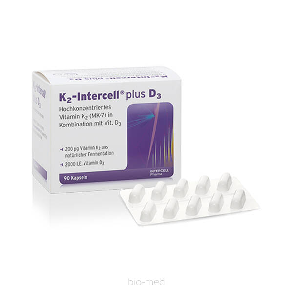 Witamina K2 plus D3 -Intercell 90kaps