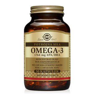 Solgar Omega-3 Potrójna siła TRAN EPA DHA
